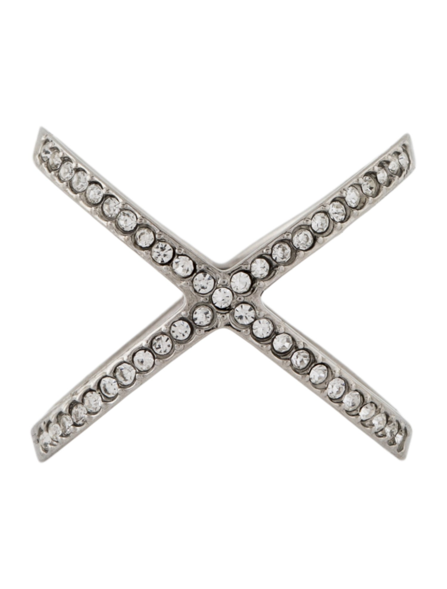 Michael Kors Crystal Crossover Ring